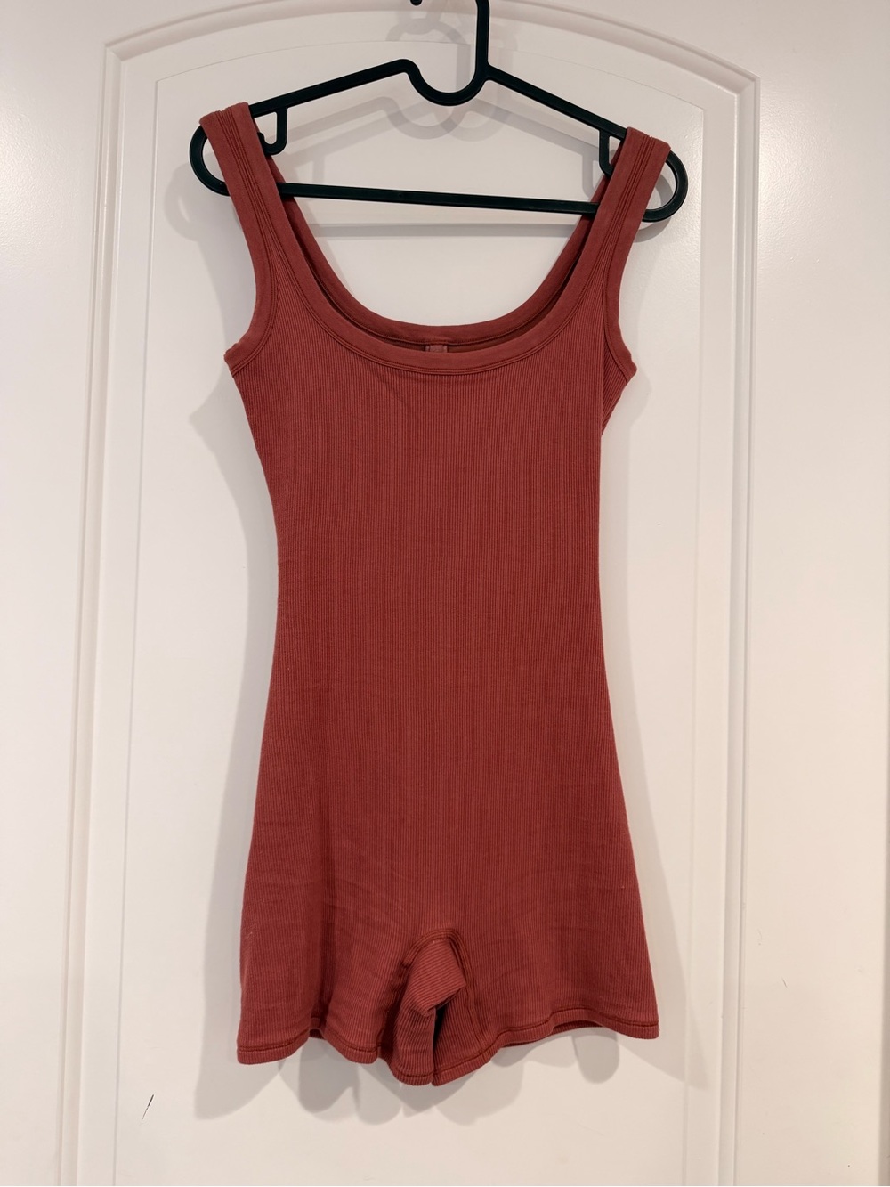 Skims Cotton Rib Onesie in color
Redwood